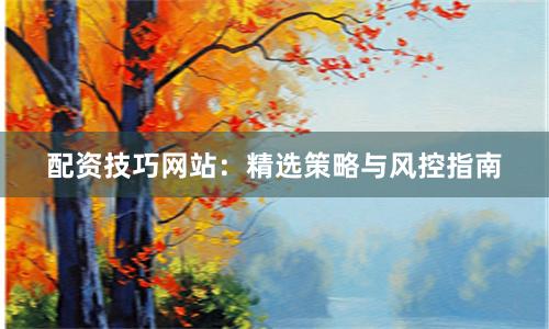 配资技巧网站：精选策略与风控指南
